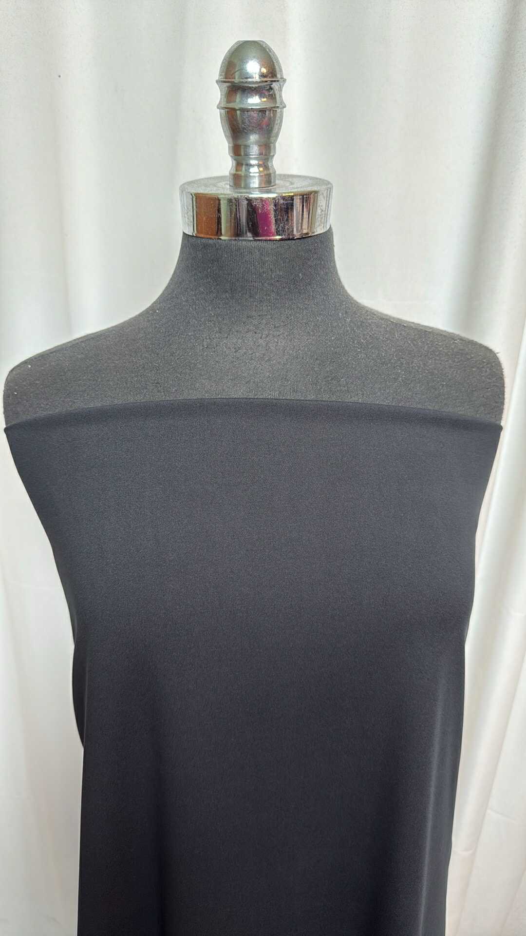 Black - Brushed Yoga Performance - 2 Yard Cut