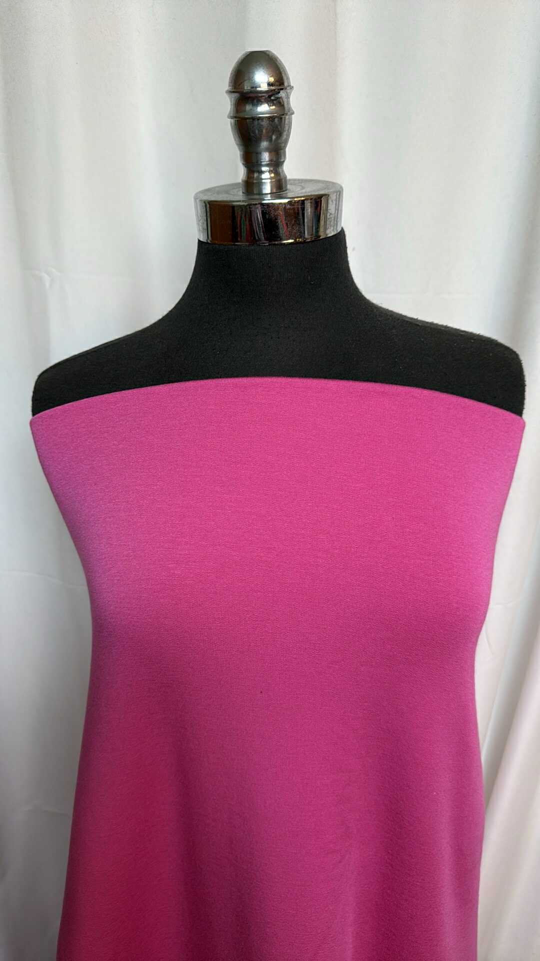 Bubble Gum - Modal/Spandex Brushed French Terry - By the Yard