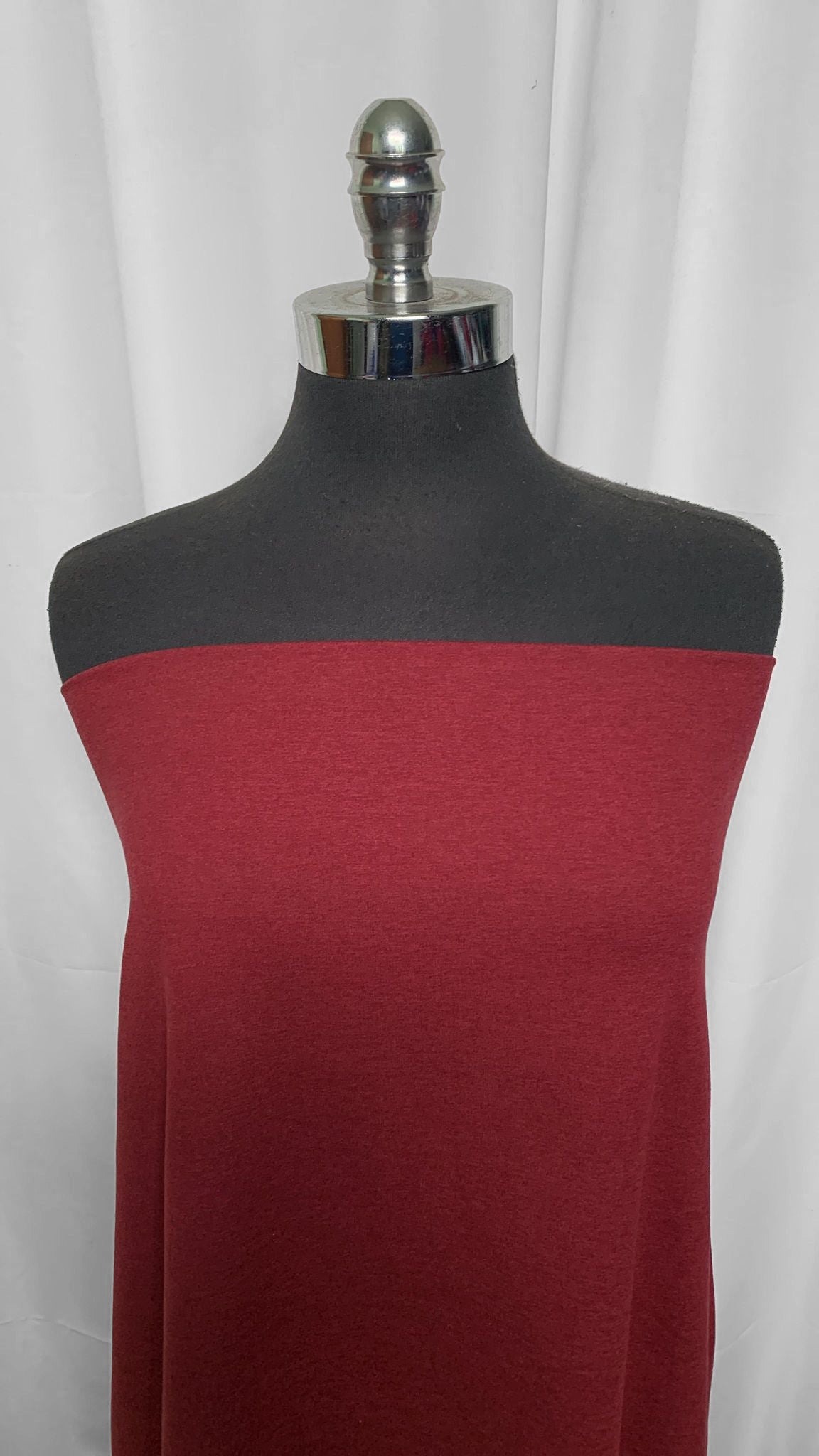 Burgundy - Peached Performance - 2 Yard Cut