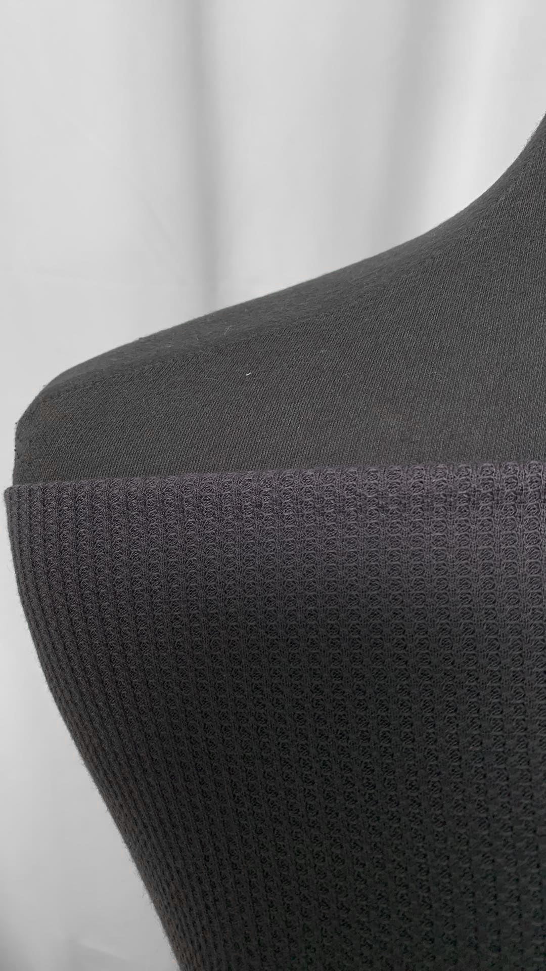 Charcoal - Modal Thermal Knit - By the yard