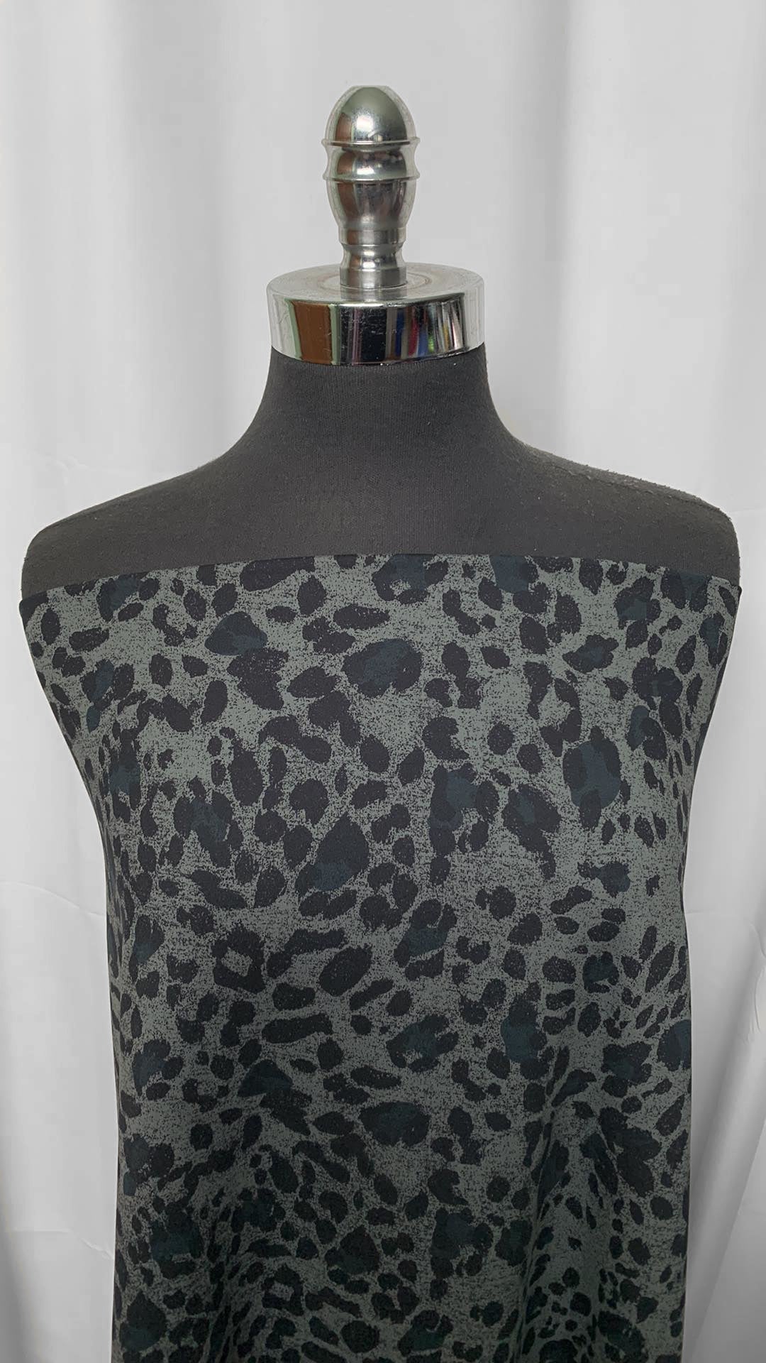 Charcoal Animal - Peached Performance - 2 Yard Cut