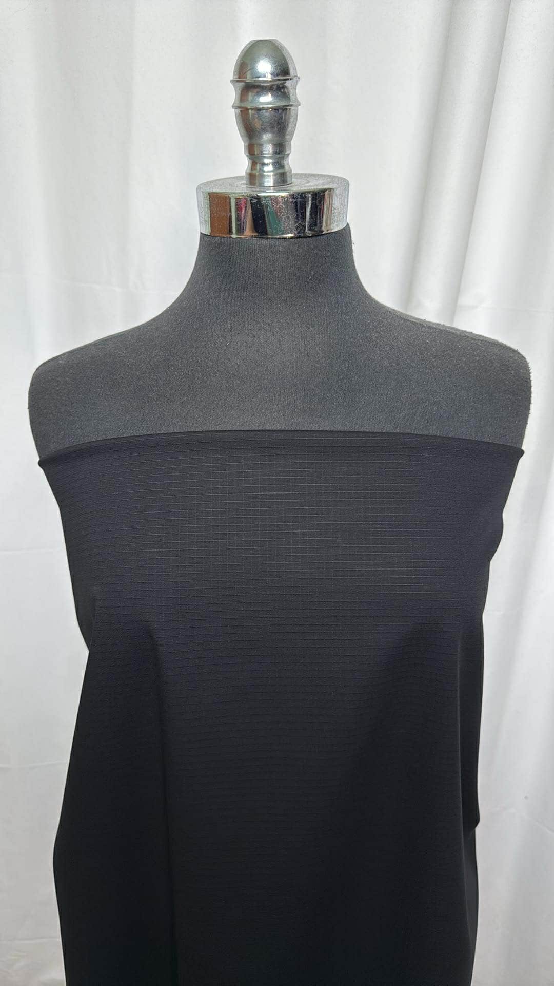 Black - C/S Stretch Woven RipStop (51" Wide) - 3 Yard Cut