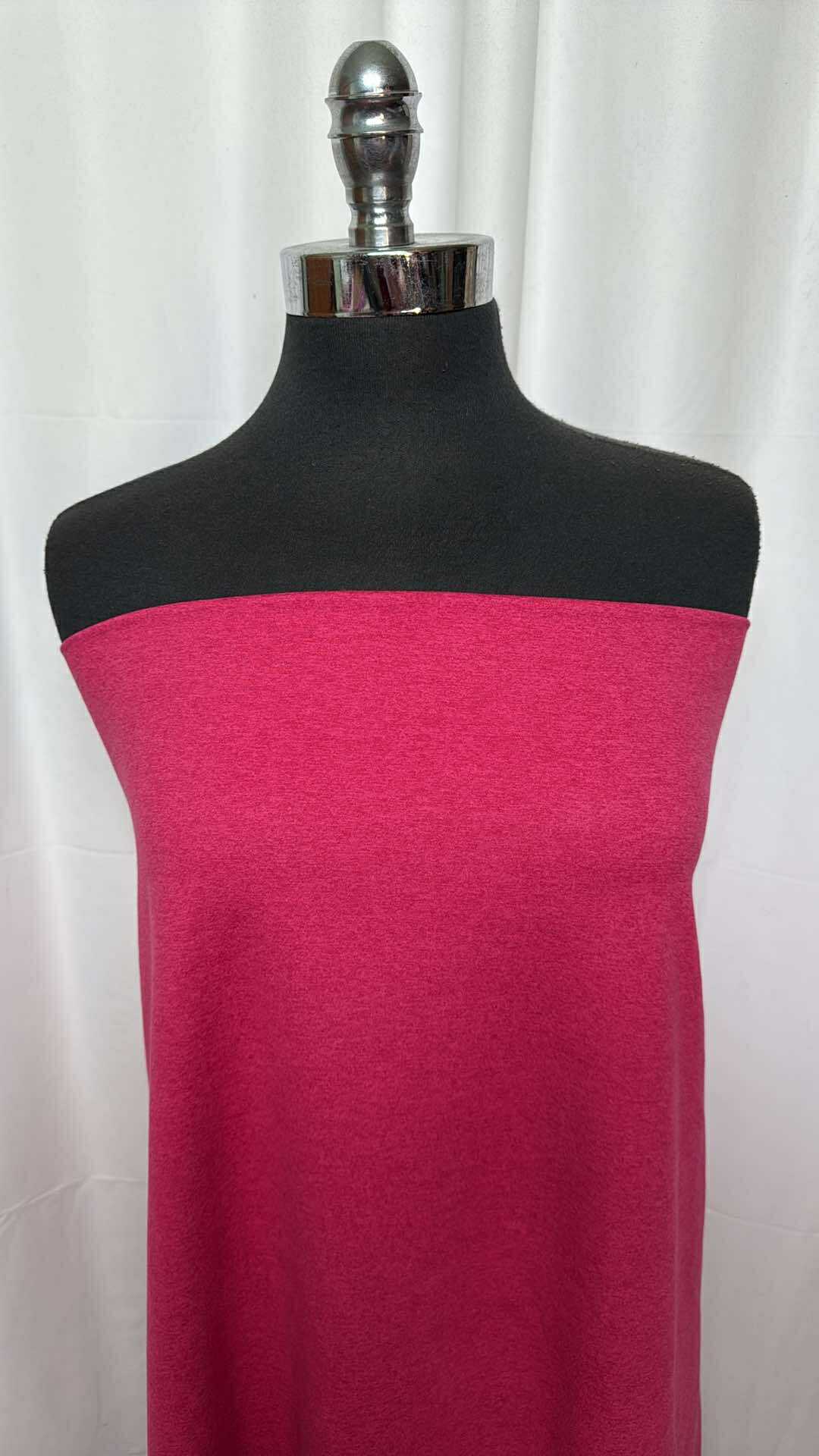 Cranberry Heather - Peached Performance - By the 1/2 Yard