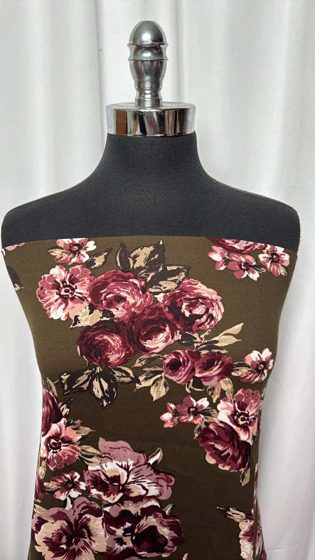 Floral 2 - Double Brushed Poly Spandex - 2 Yard Cut