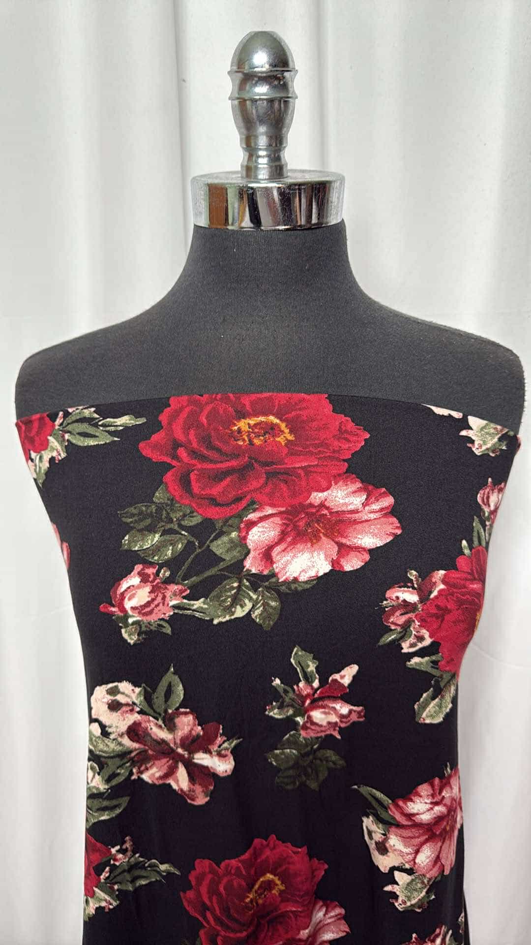 Floral 3 - Double Brushed Poly Spandex - 2 Yard Cut