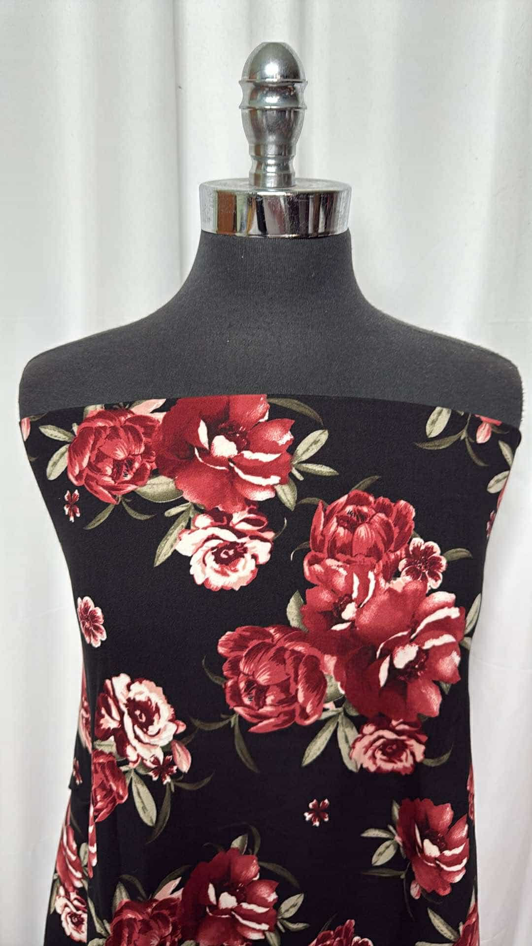 Floral 4 - Double Brushed Poly Spandex - 2 Yard Cut