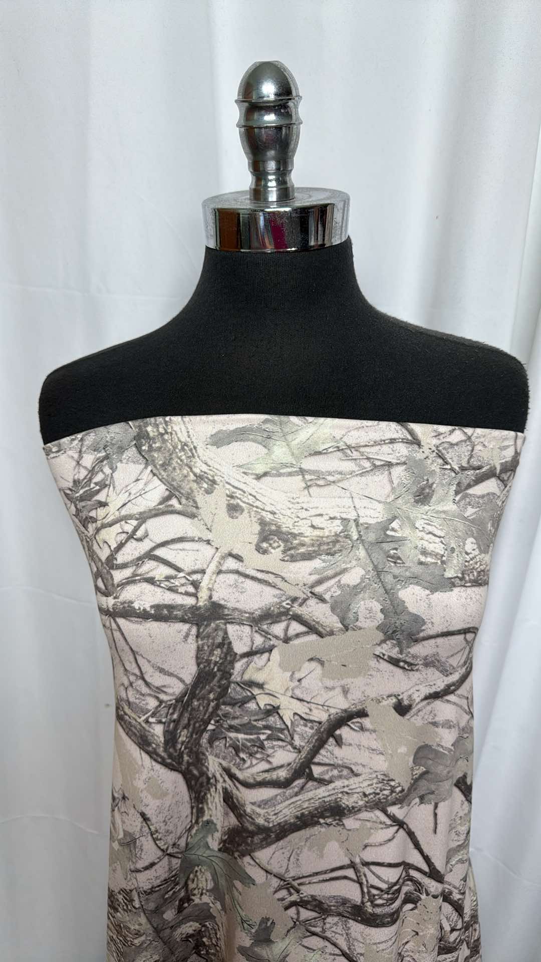 Tree Camo - Double Brushed Poly Spandex - 2 Yard Cut