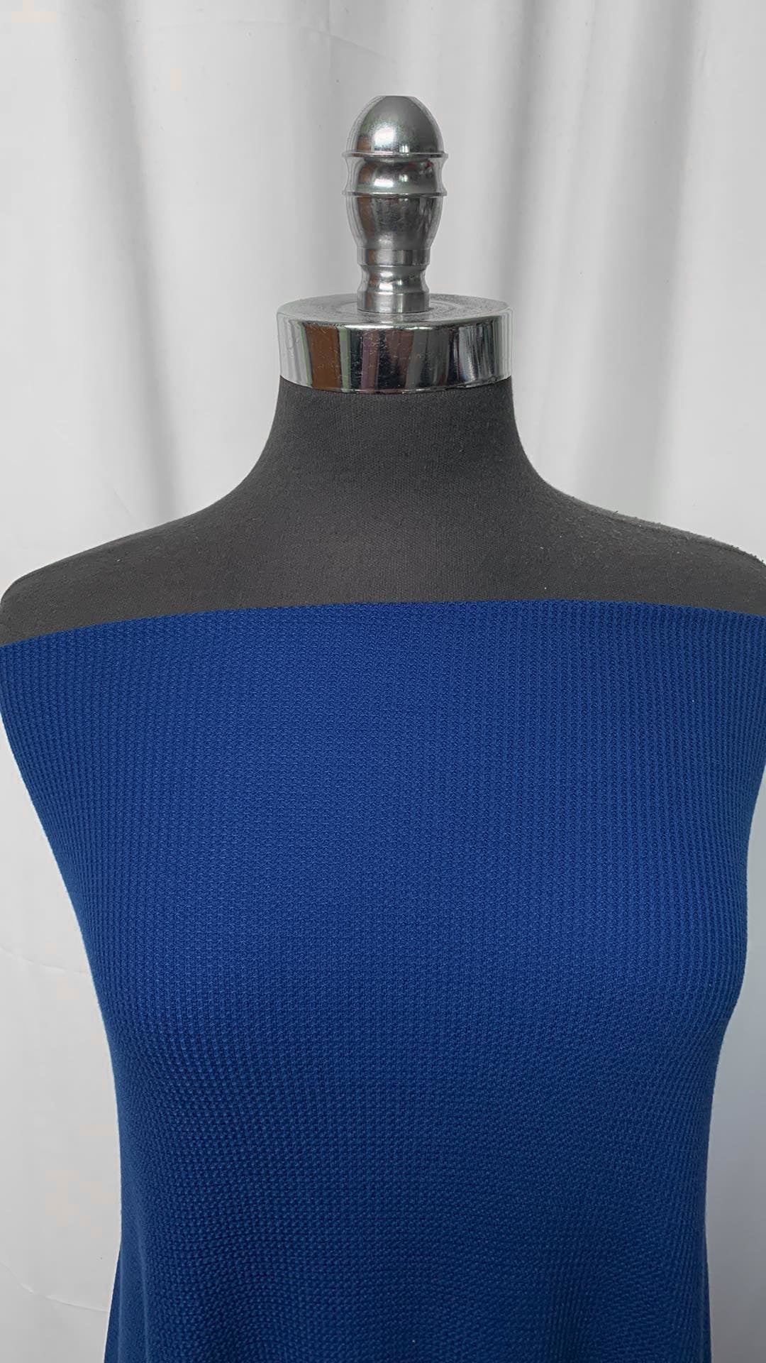 Deep Royal - Modal Thermal Knit - By the yard