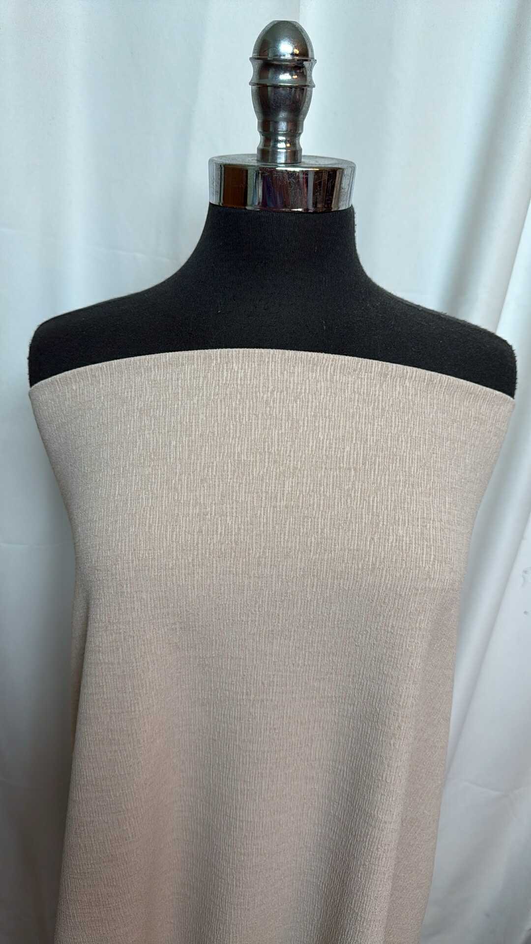 Biscuit - Poly/Spandex Double Knit - 2 Yard Cut