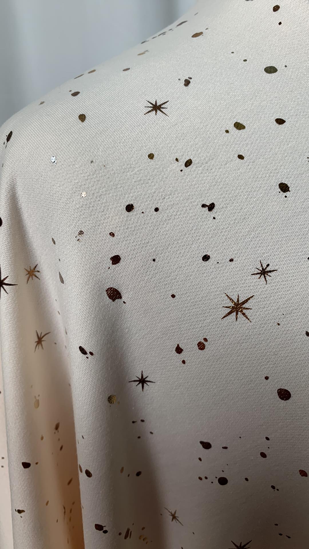 Foil Stars - PRS French Terry - 2 Yard Cut