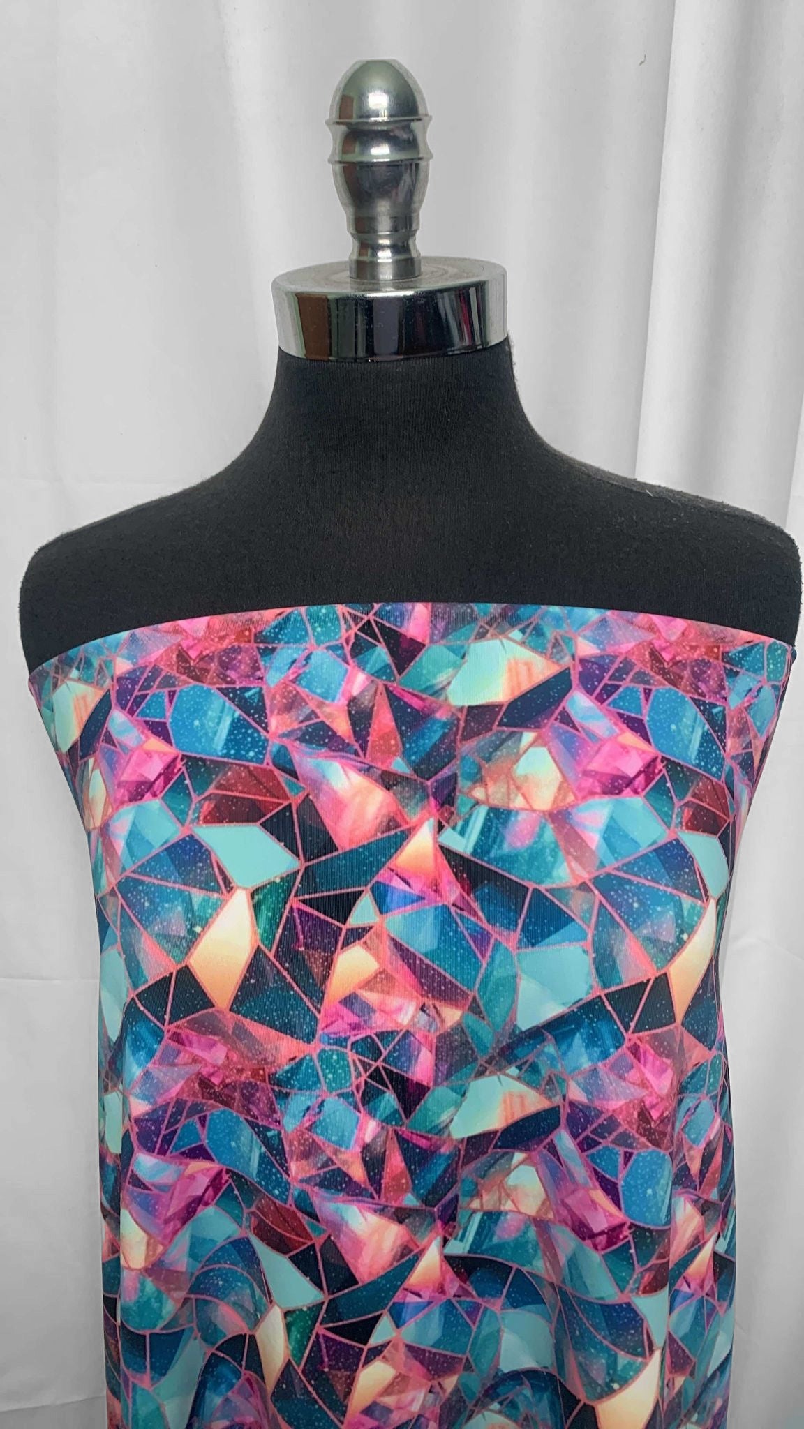 Fractals - Glide Nylon/Spandex (300gsm) - 1 Yard Cut