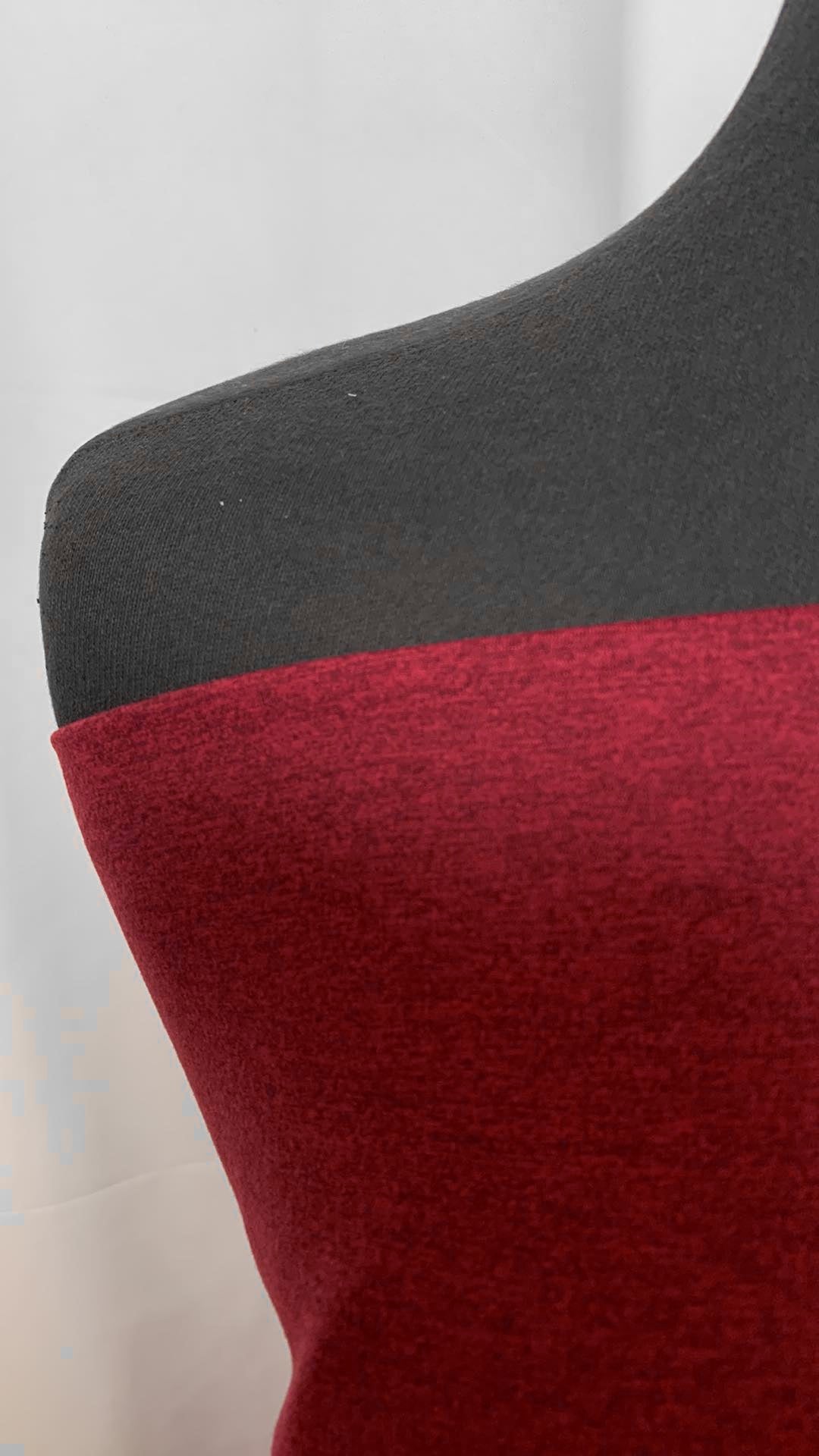 Heathered Garnet Red - Peached Performance - By the 1/2 Yard