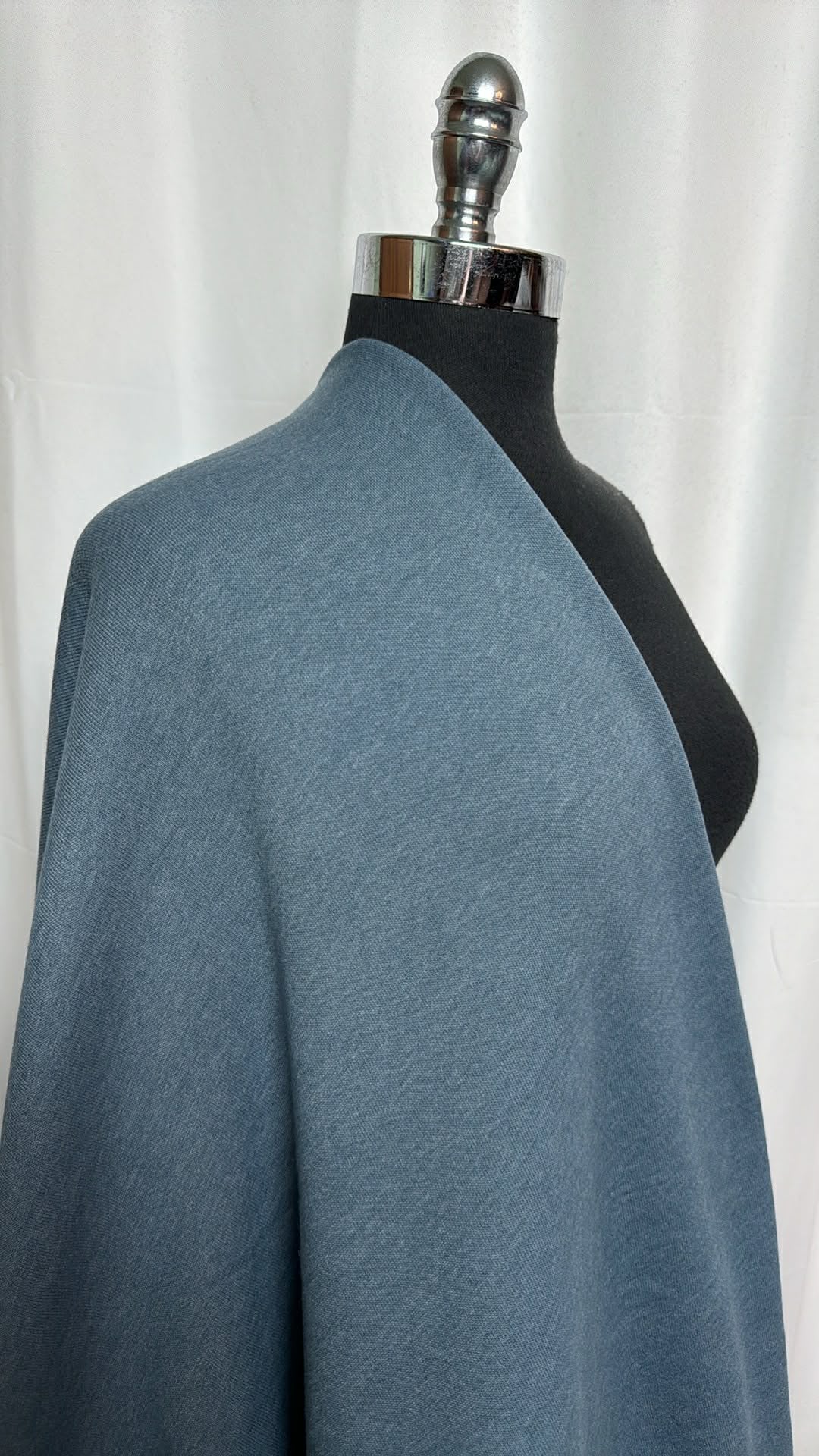 Heather Teal - Cotton/Poly Sweatshirt Fleece (72" Wide) - 2 Yard Cut