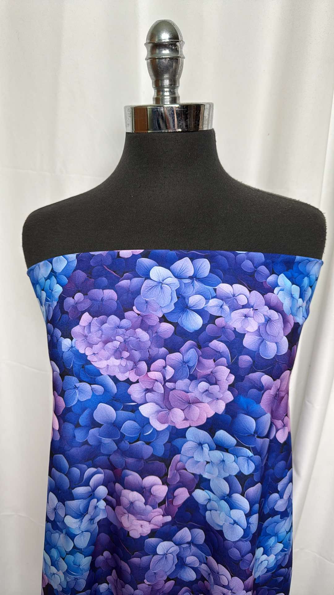Hydrangea Dreamscape - Poly/Spandex Single Brushed Performance - 3 Yard Cut
