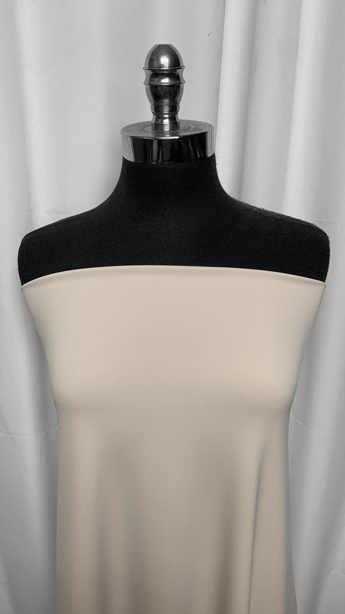 Bone - Wicking Nylon/Spandex Interlock (4-Way Stretch) - 2 Yard Cut
