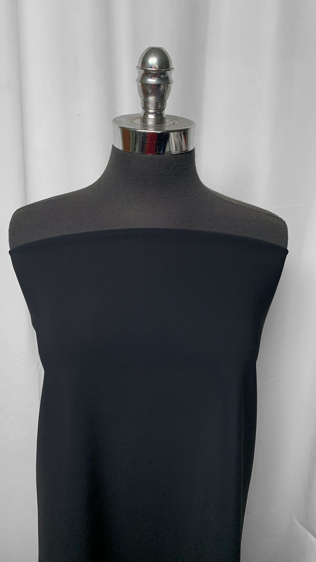 Black - Italian Poly/Elastane - 3 Yard Cut
