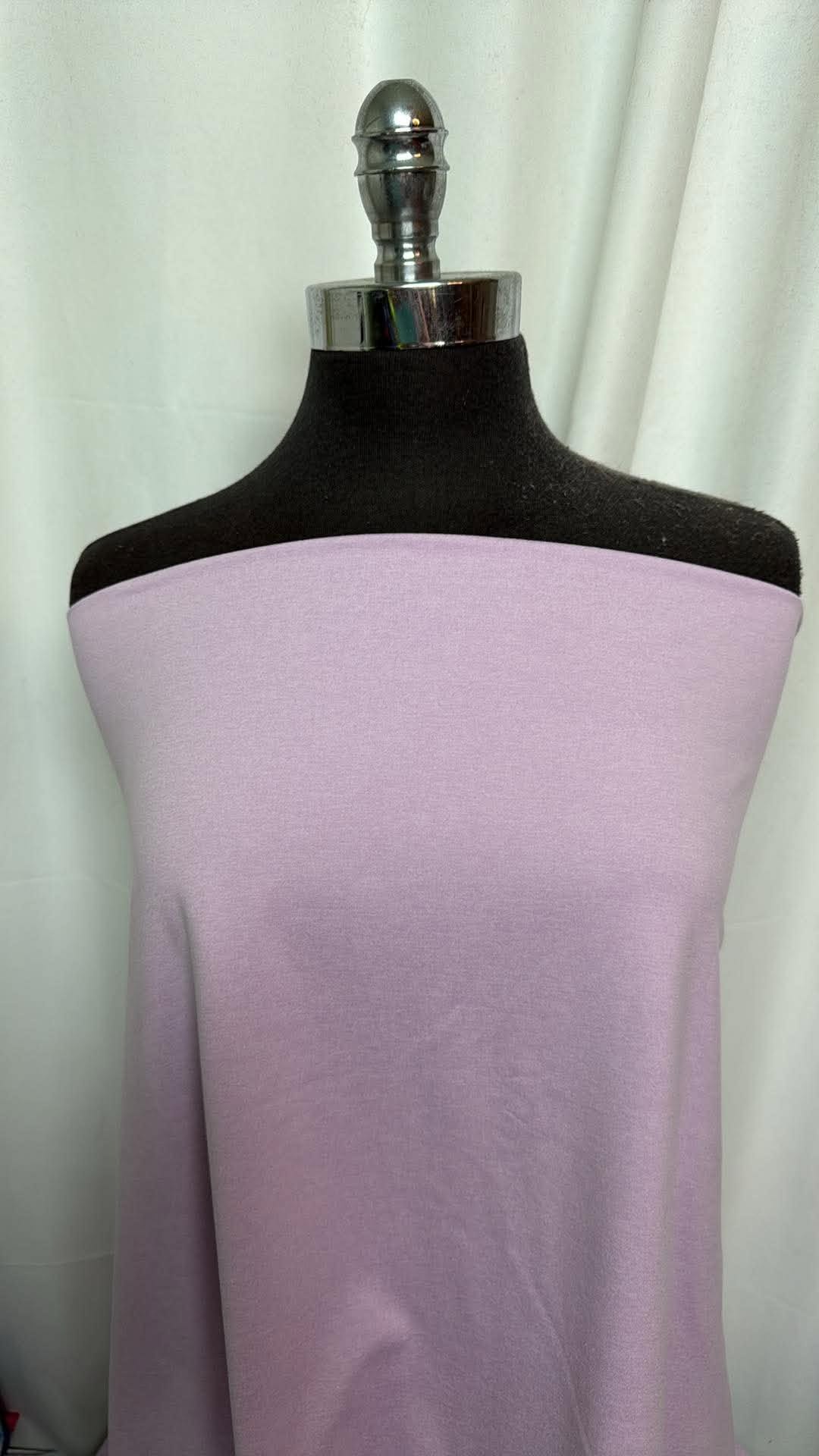 Lavender Cream Heather - Peached Performance - By the 1/2 Yard