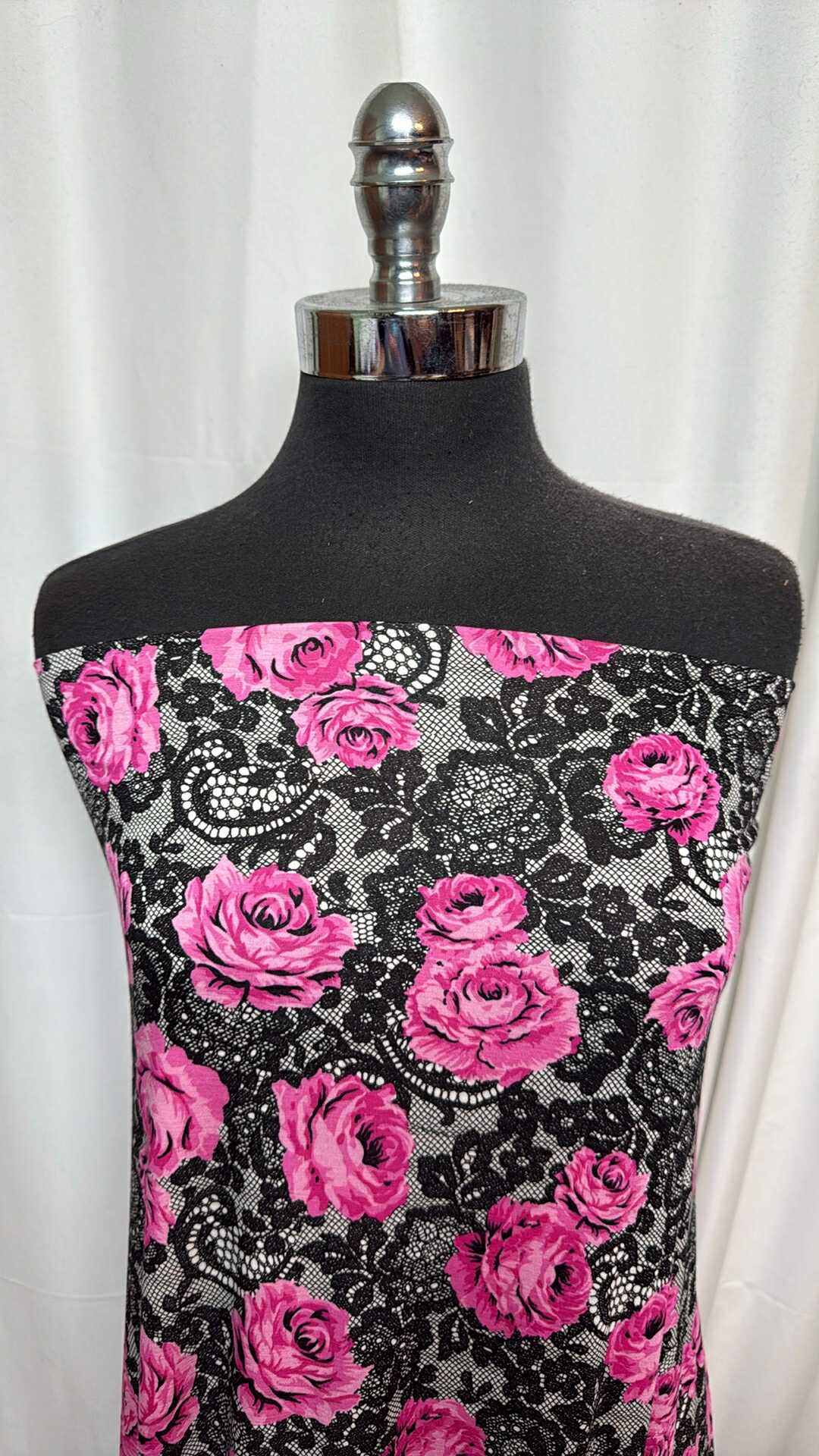 Floral Lace - Modal/Spandex - 3 Yard Cut