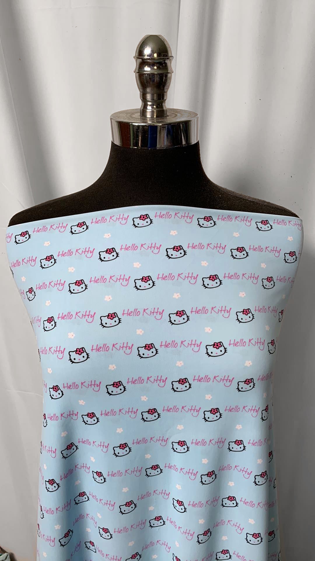 Blue Hi Cat - Nylon Spandex (Small Flaw) - 2 Yard Cut