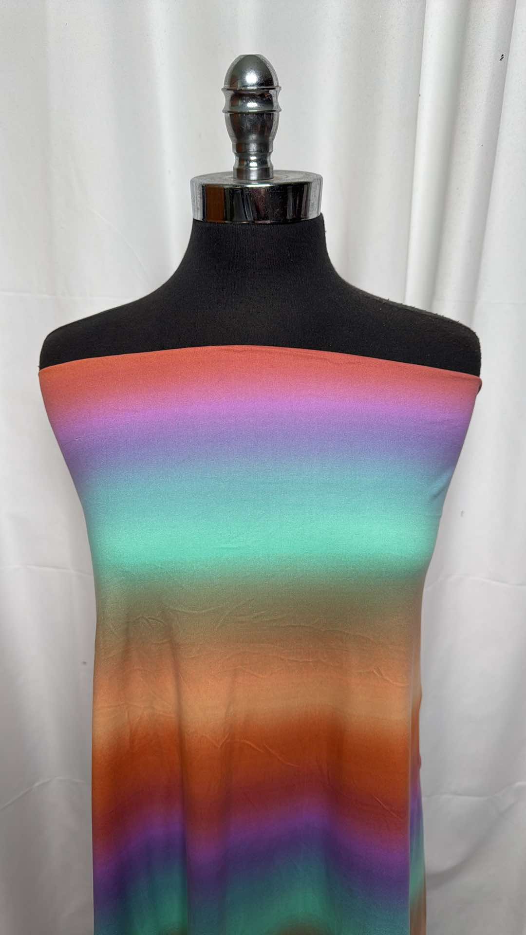 Ombre Stripe - Double Brushed Poly Spandex - 2 Yard Cut