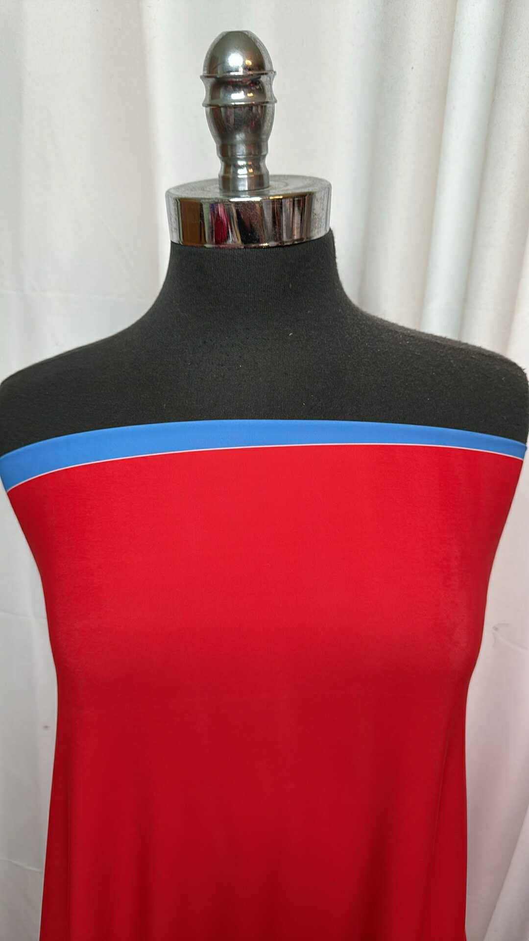 Red/White/Blue John Cena - Nylon/Spandex Swim Yardage & Panels - 7 Yards