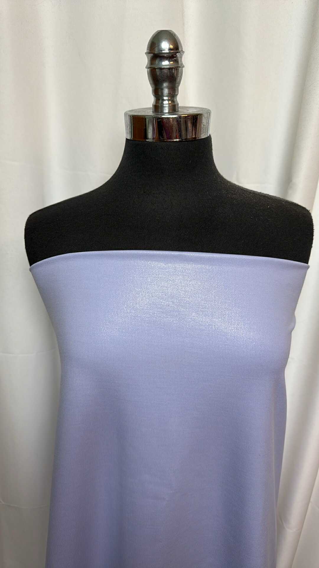 Blue Frost - Performance Rib w/Foil - By the Yard