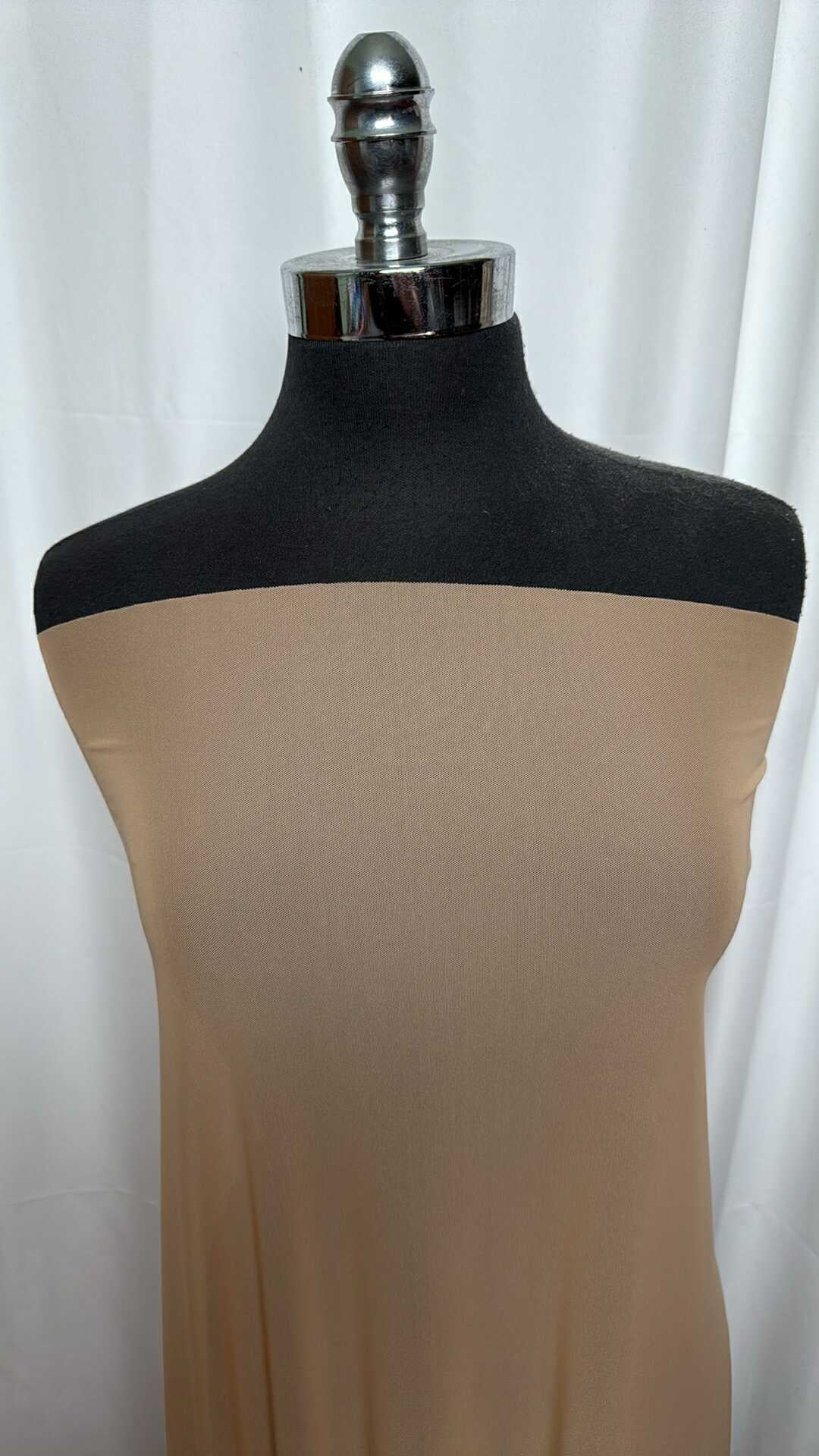 Beige - Power Mesh - 2 Yard Cut