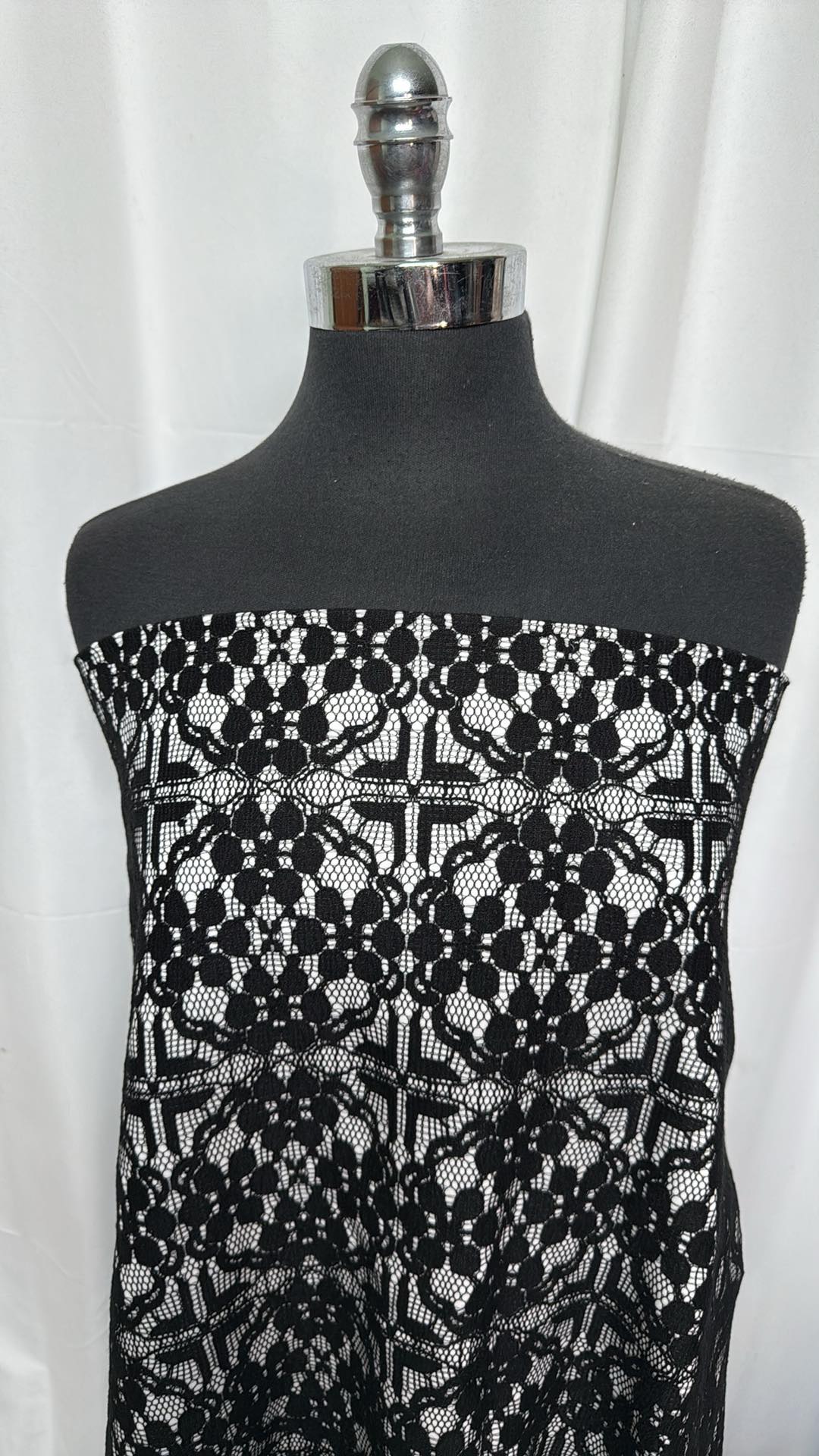 Bonded Lace Overlay - Poly/Spandex - 2 Yard Cut
