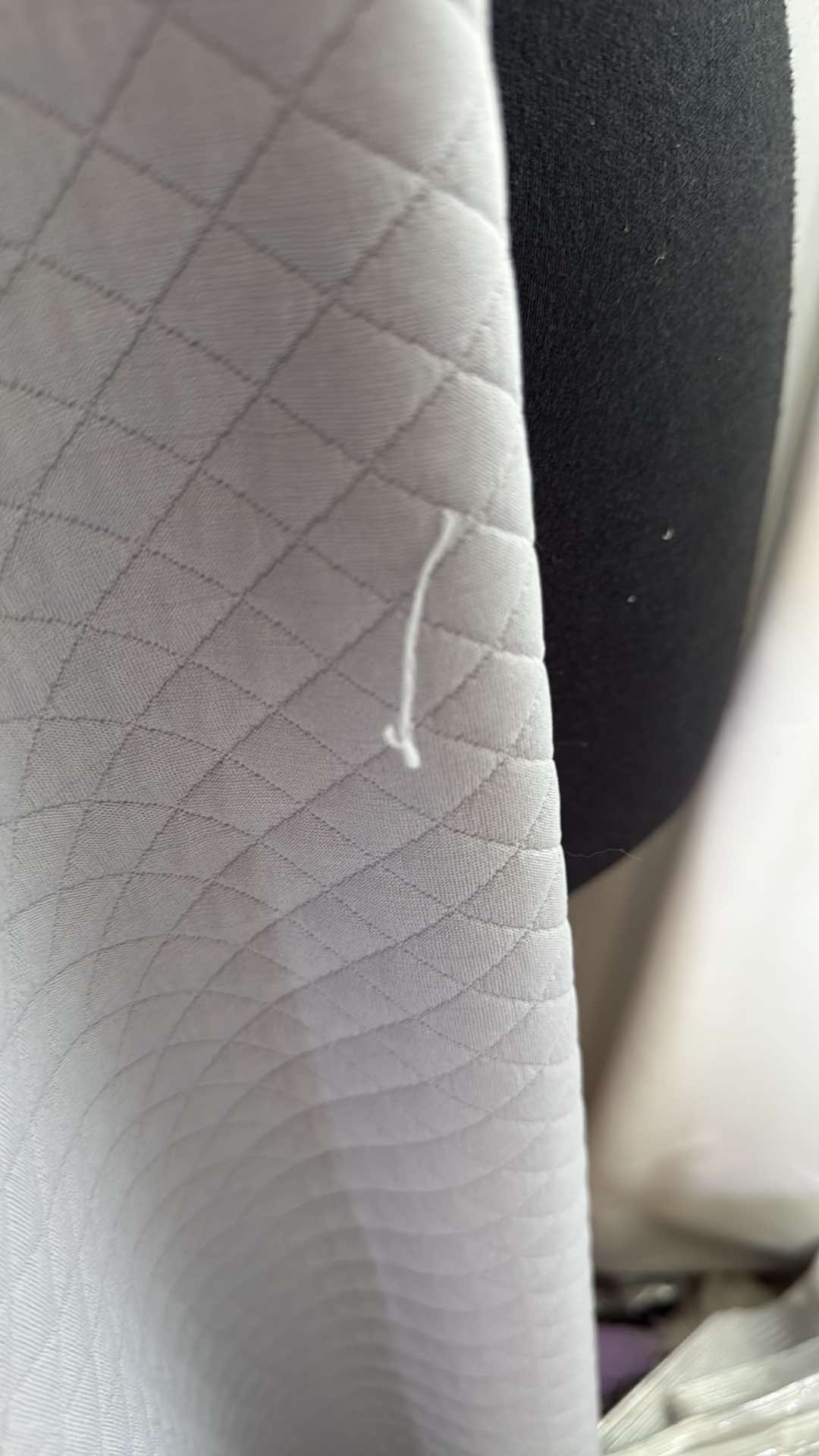 Silver - Quilted (Read Description) - 2 Yard Cut