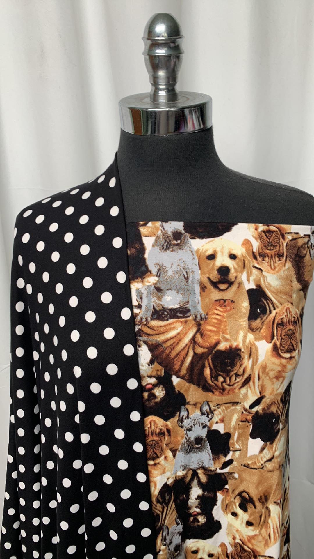 DOTS & DOGS BUNDLE : 2YD Dogs DBP & 2YD Black/White Dots DBP : A25326