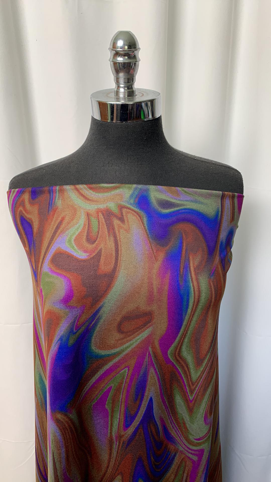 Oil Slick - Peached Performance - 1 Yard Cut