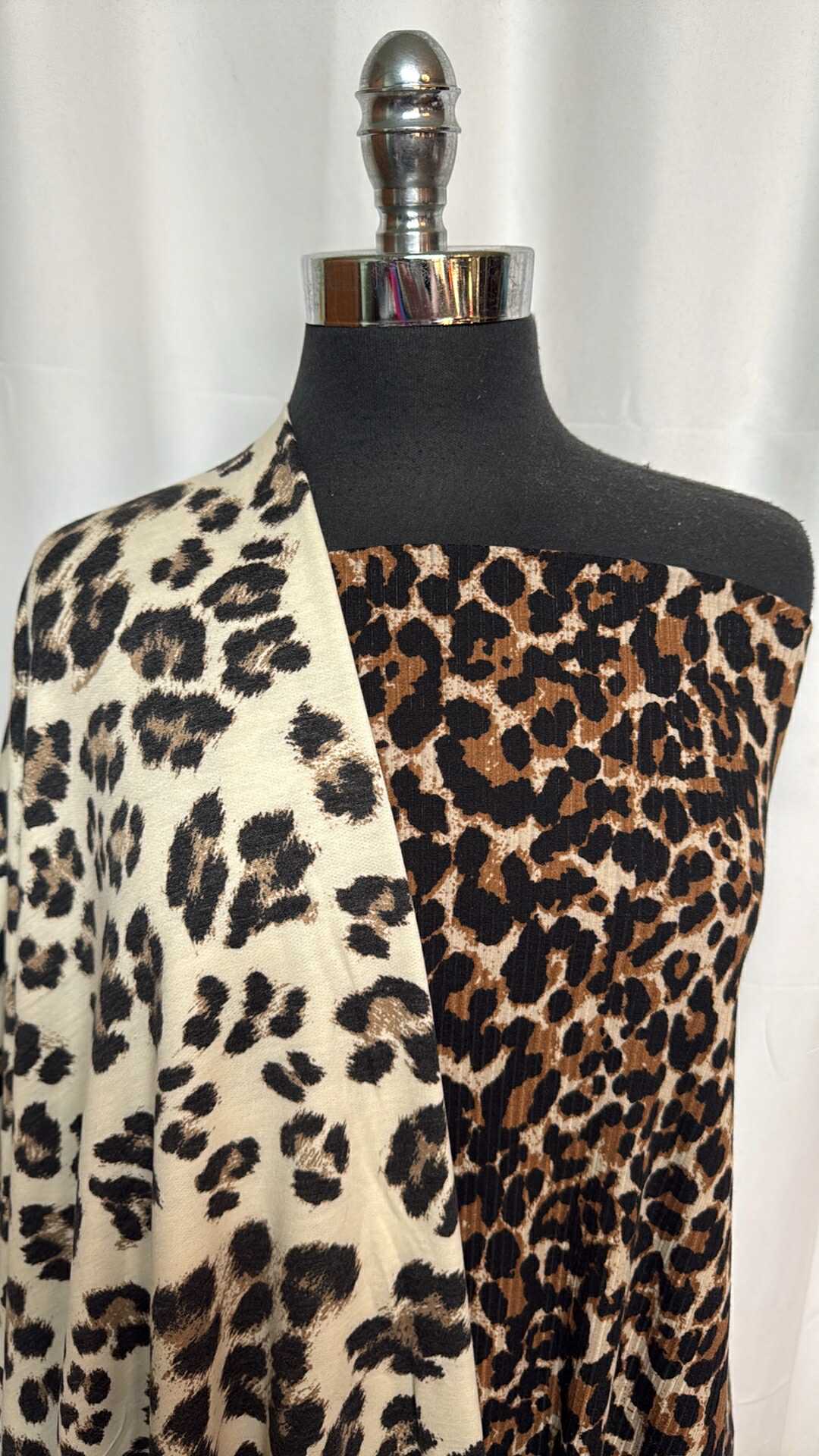 DOUBLE LEOPARD BUNDLE : 2YD Dark Leopard Rib & 2YD Leopard PRS FT : A29339