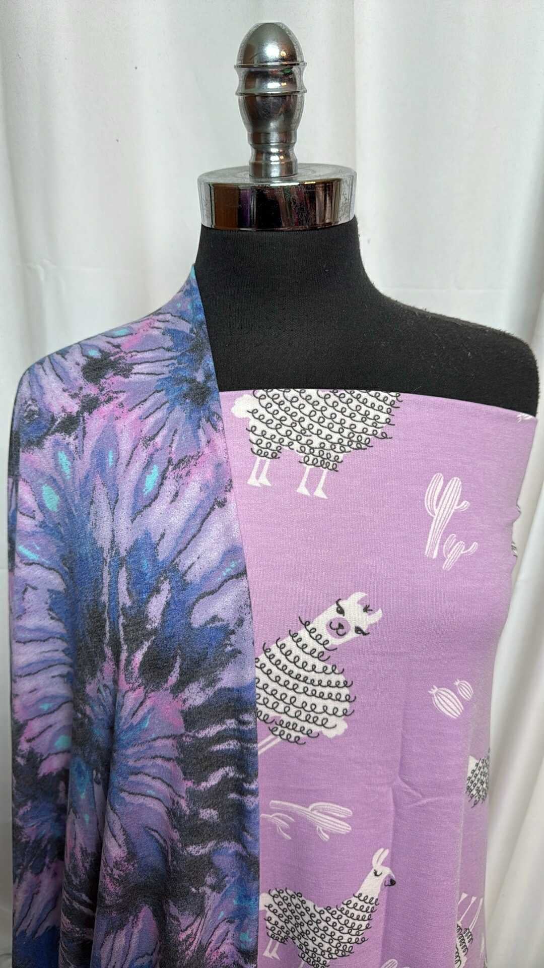 LLAMA/TIE DYE BUNDLE : 2YD Llama PRS FT & 2YD Tie Dye PRS FT : A28332