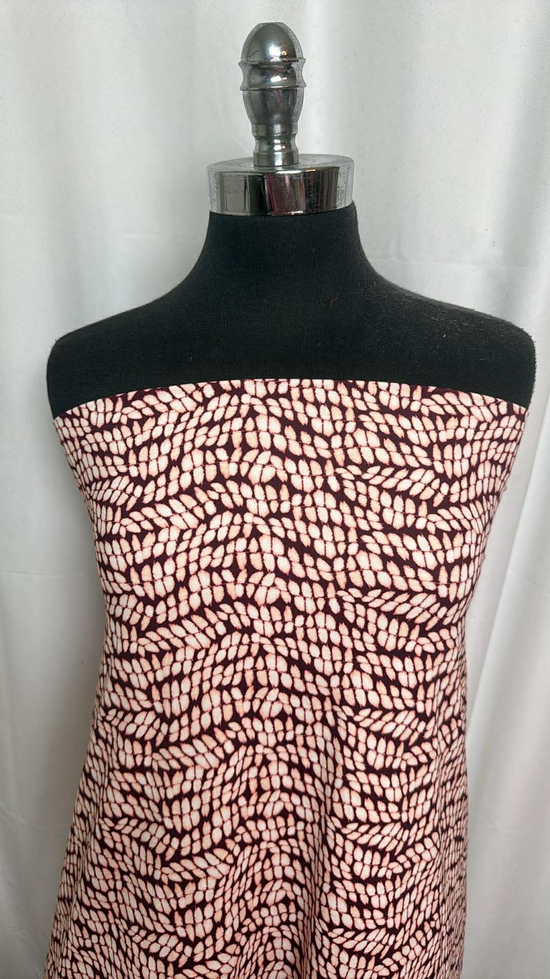 Horizontal Vines - Designer Nylon/Spandex Swim - 1.5 Yard Cut