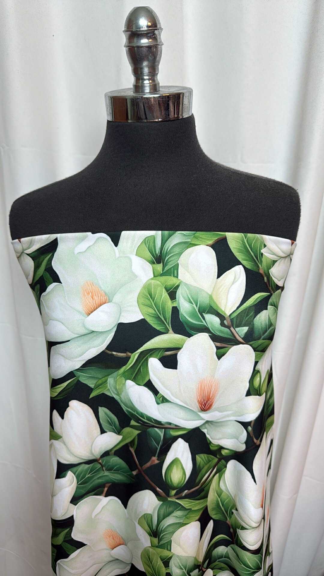 Magnolia Garden - Poly/Spandex Single Brushed Performance - 3 Yard Cut