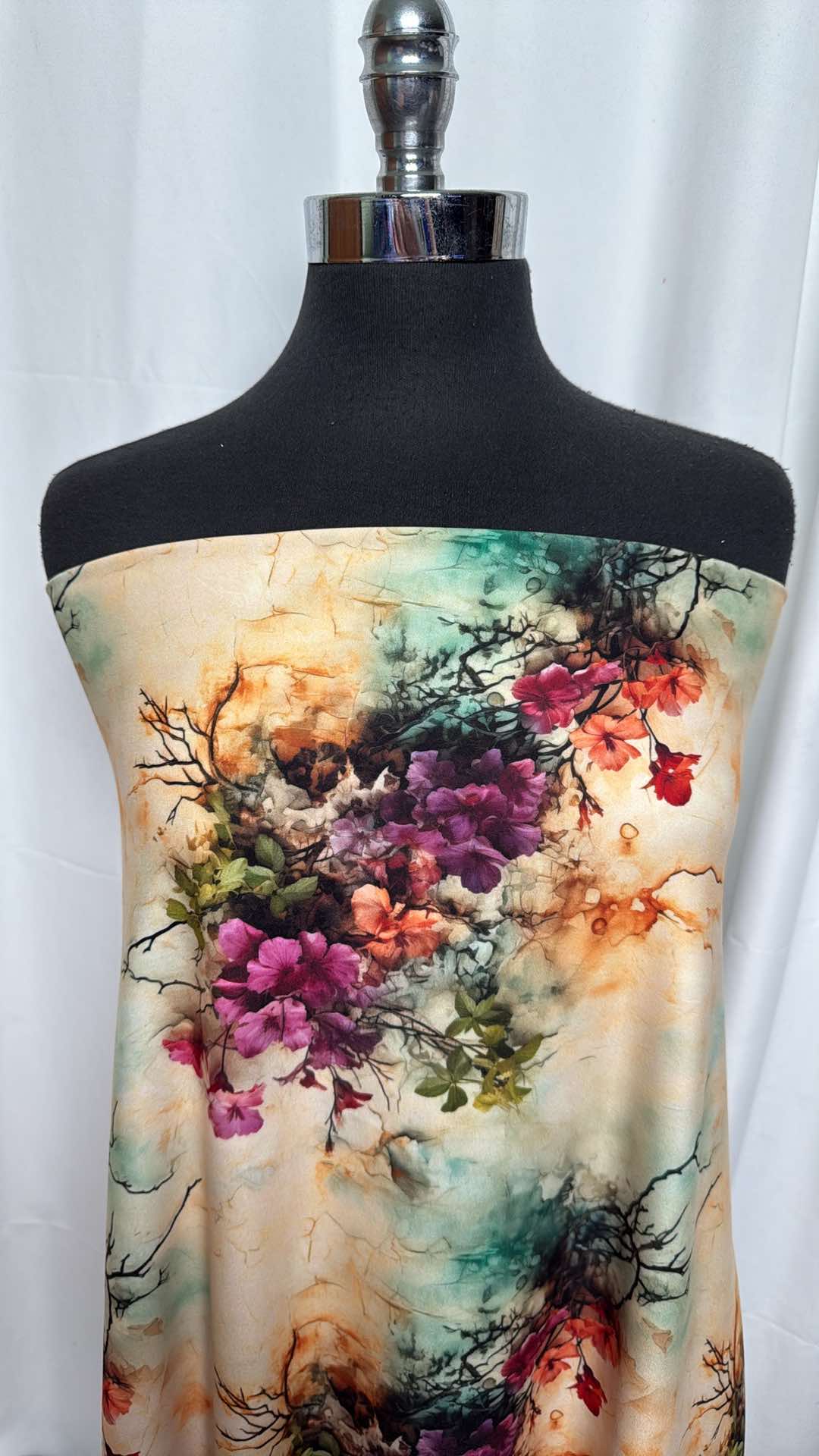 Wildnerness Blooms - Poly/Spandex Single Brushed Performance - 3 Yard Cut