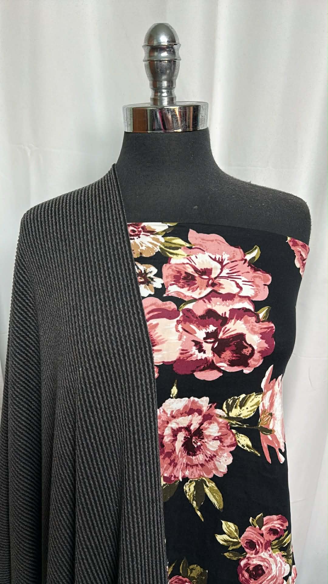 URBAN RIB/FLORAL BUNDLE : 2YD Floral DBP & 2YD Urban Rib : A29357