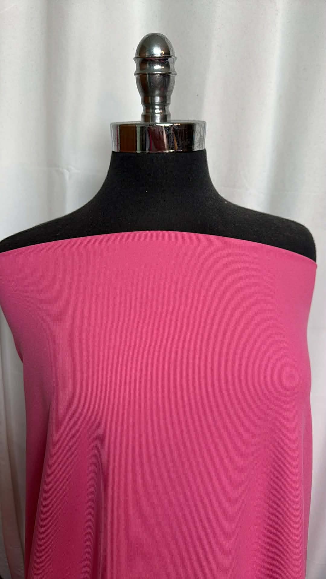 Pink - Peached Performance Rib - 2 Yard Cut