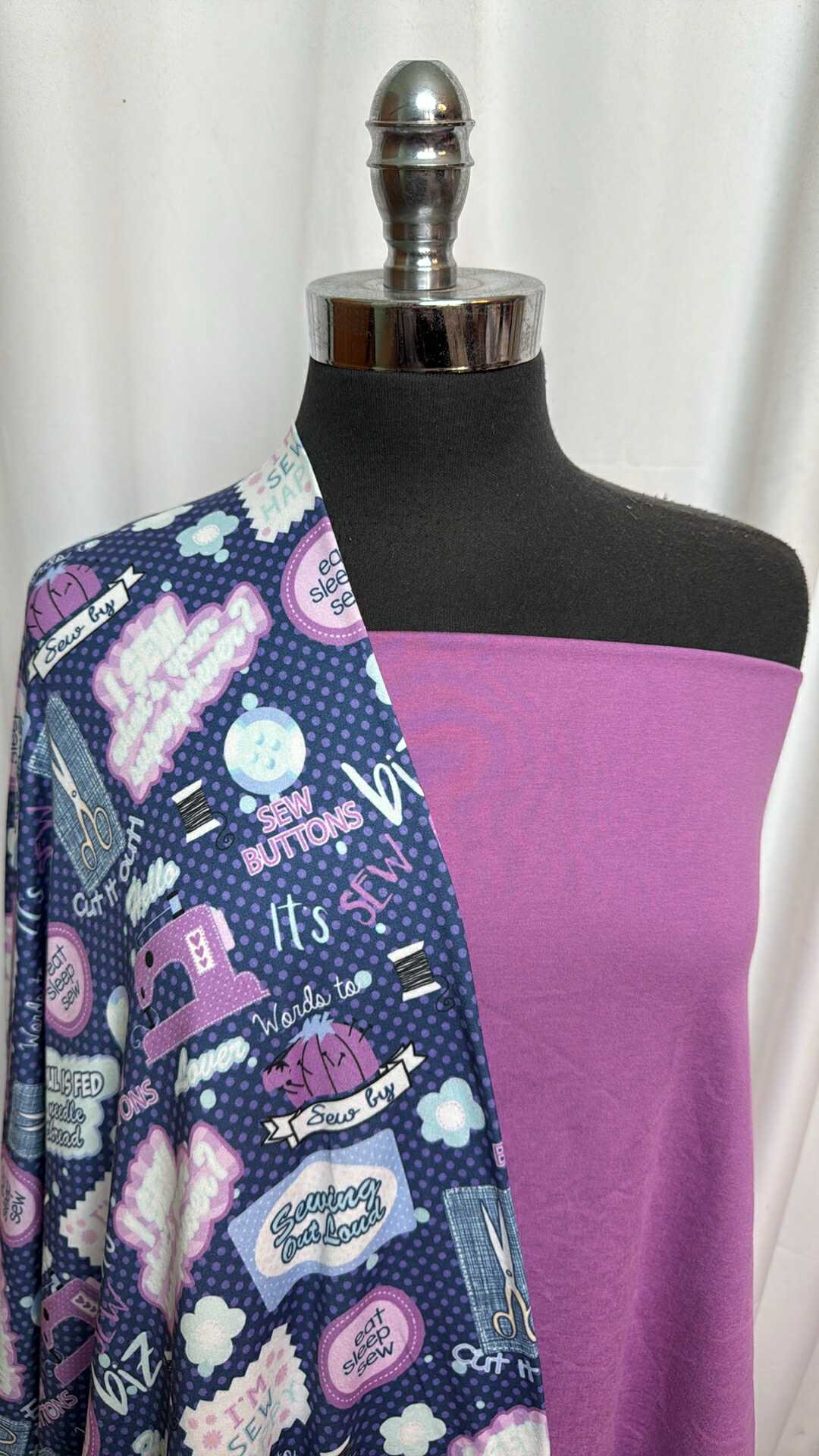 IRISH HEATHER/SEWING BUNDLE : 2YD Irish Heather Peached PF & 1.5YD Sewing DBP : A28058