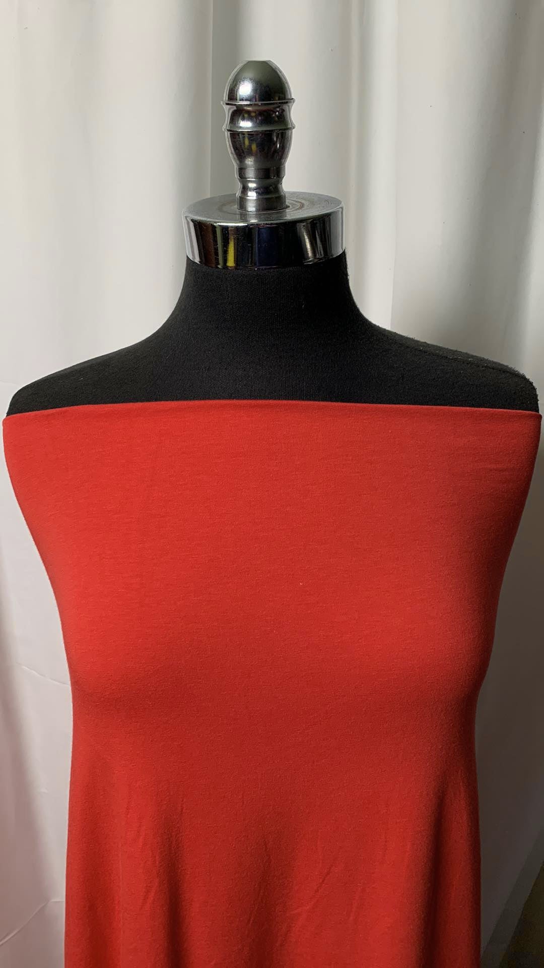 Solid Tomato - Bamboo/Cotton/Spandex - By the Yard