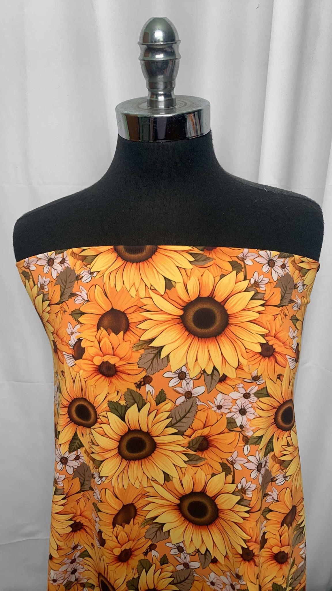 Sunflowers - Glide Nylon/Spandex (300gsm) - 3 Yard Cut
