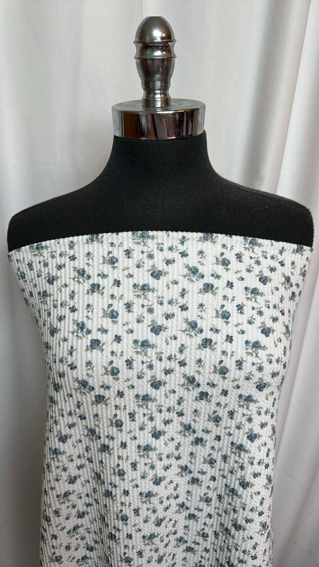 Floral - Urban Rib Knit - 2 Yard Cut