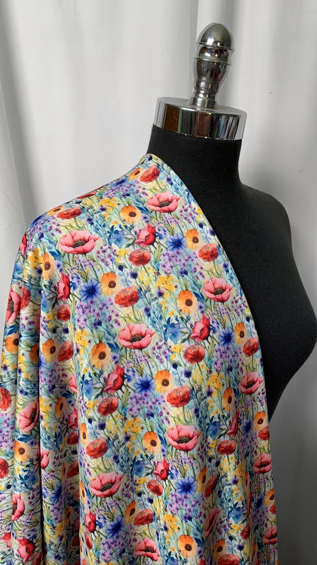 Wildflowers - Sport Fleece - 2 Yard Cut