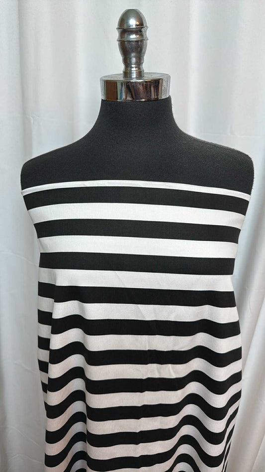 Stripe - Cotton/Spandex Woven - 2 Yard Cut