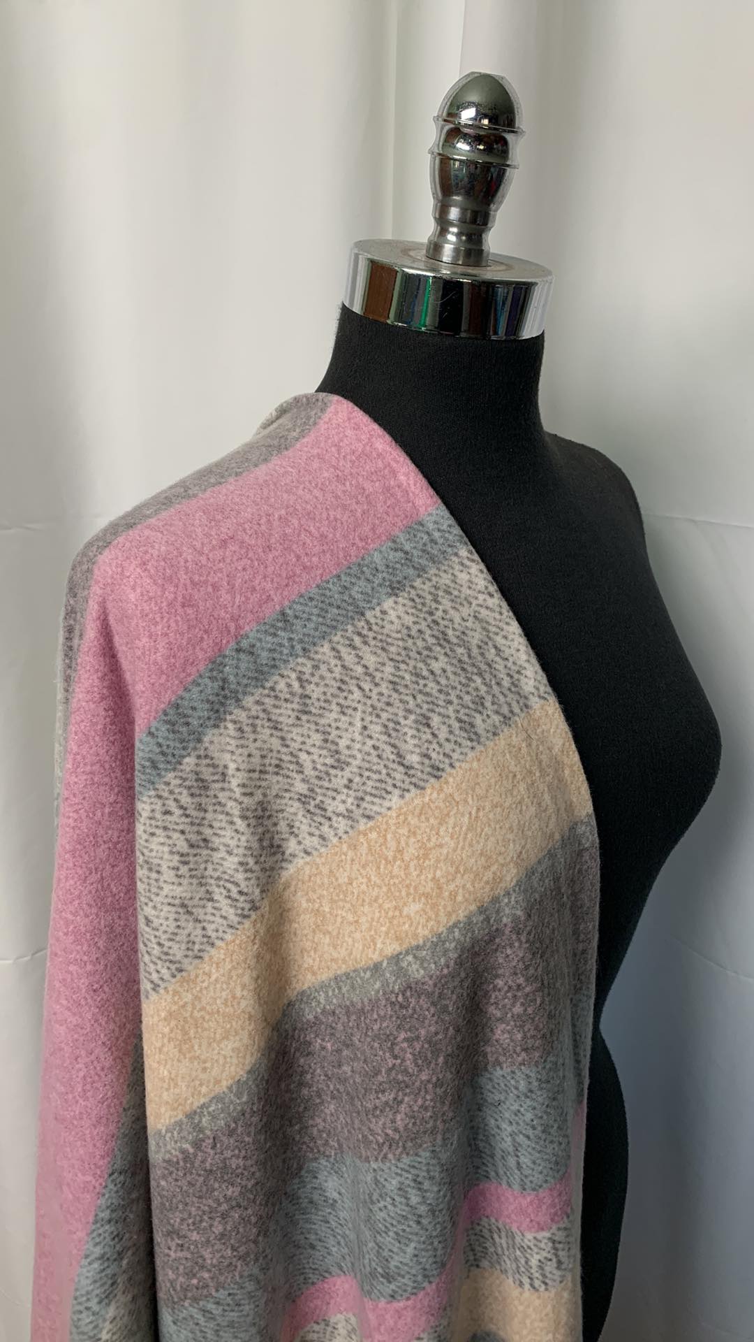 Variegated Stripes - Brushed PRS French Terry - 2 Yard Cut