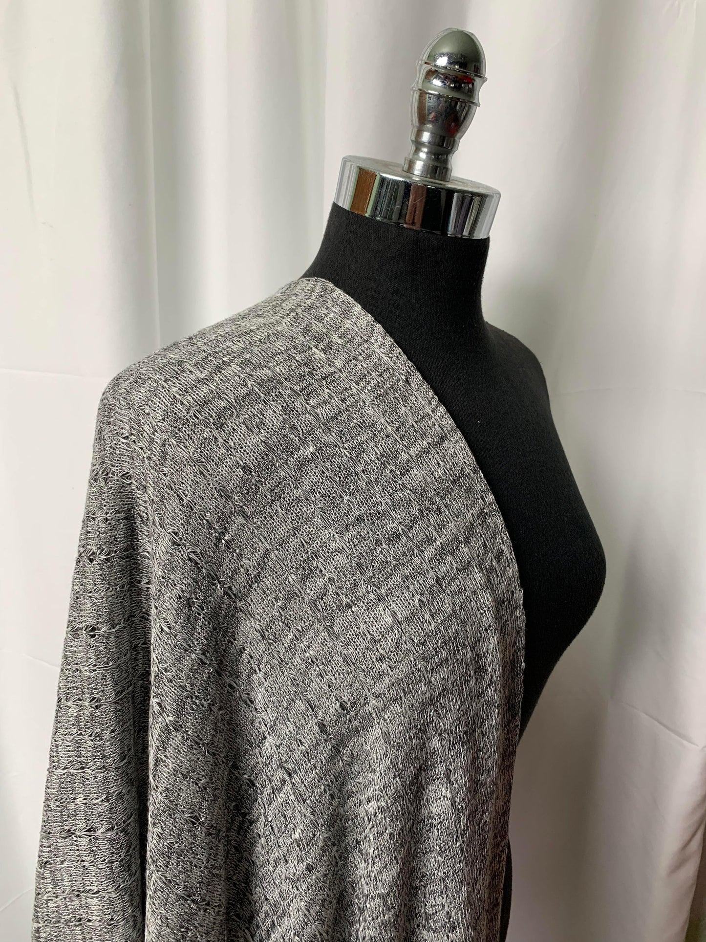 Grey - Light Weight Sweater Knit - By the Yard