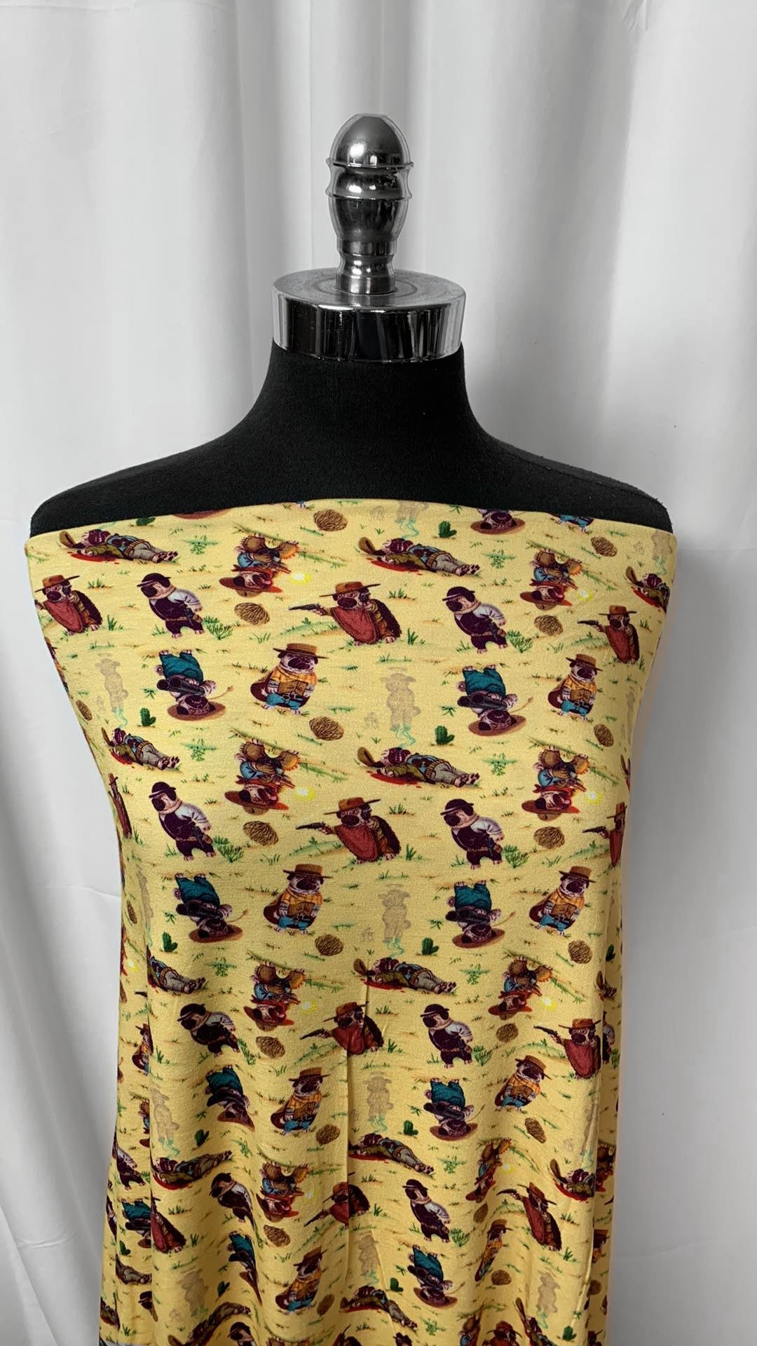 Pug Cowboy - Modal - 2 Yard Cut