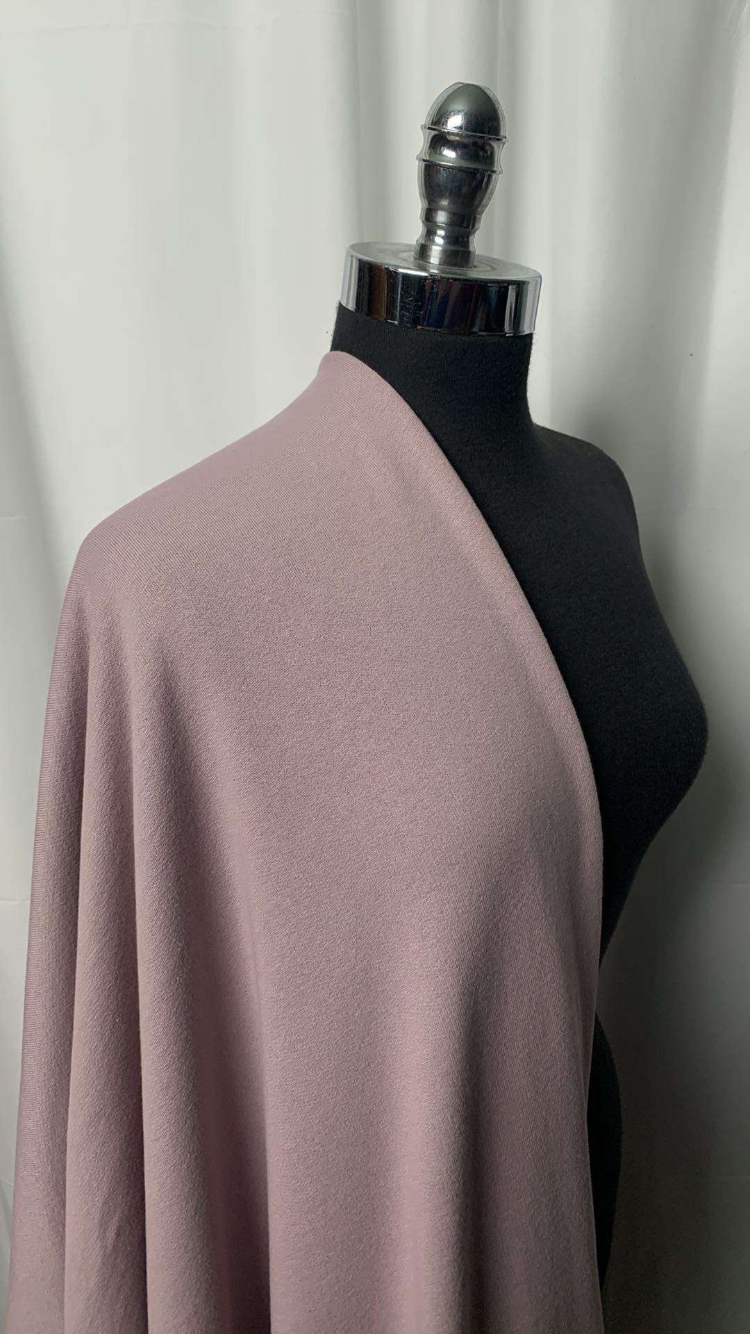Mauve - Cotton/Poly French Terry (74" Wide) - By the yard