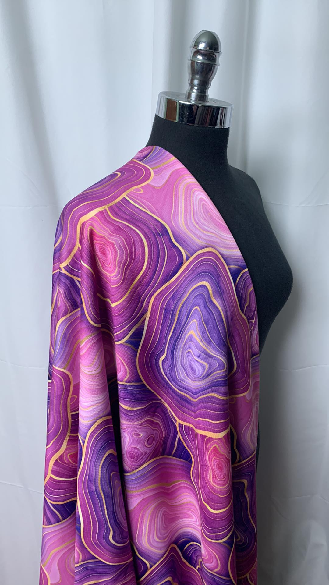 Purple Agate - Sport Fleece - 4 Yard Cut