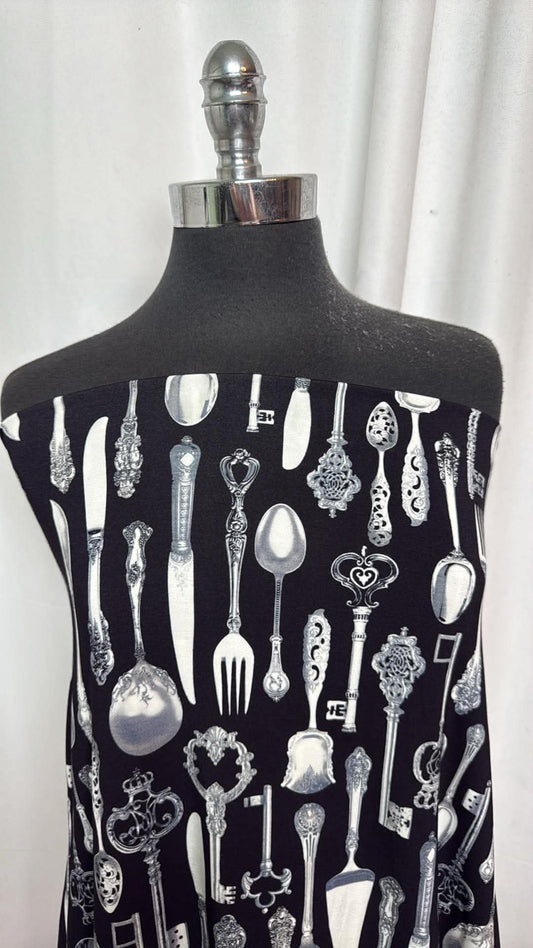 Cutlery & Keys - Modal - 2 Yard Cut